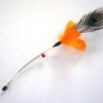KATTEVIPPE COMANCHE BRUN/ORANGE 65CM