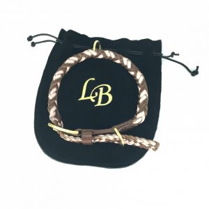 LBB * Maxiflet halsbånd cognac/lyserød - Image 3