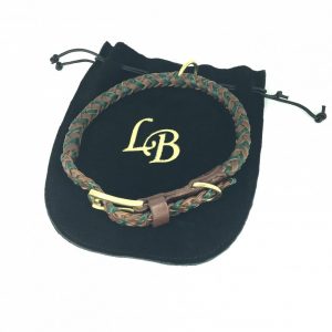 LBB * Maxiflet halsbånd cognac/mosgrøn - Image 4