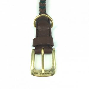 LBB * Maxiflet halsbånd cognac/mosgrøn - Image 6