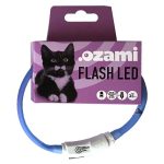 Halsbånd med flash LED (BLÅ)